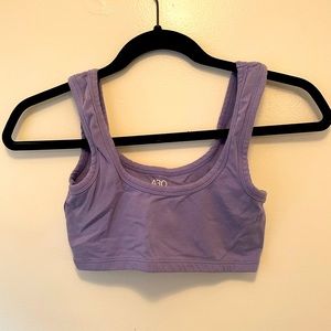 ARQ wide strap bra lavender M